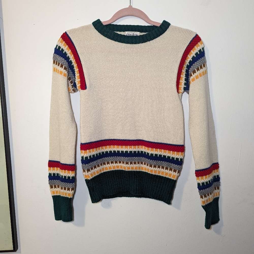 Vintage Collage sweater